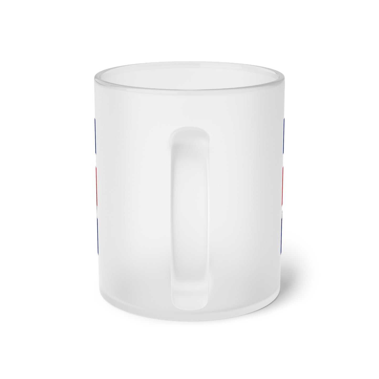 British Racing Frosted Glass Mug