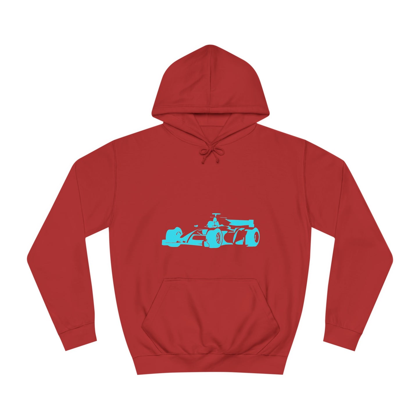 Light Blue Racing Car Hoodie