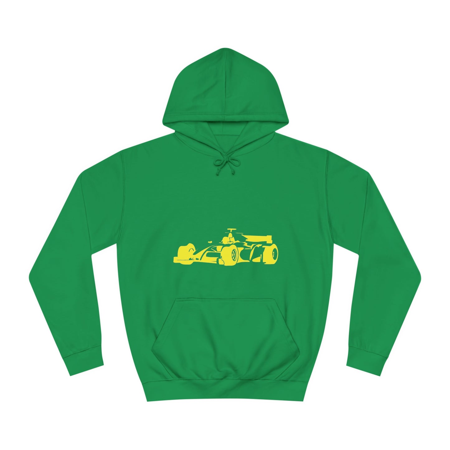 Yellow Racing Car Hoodie