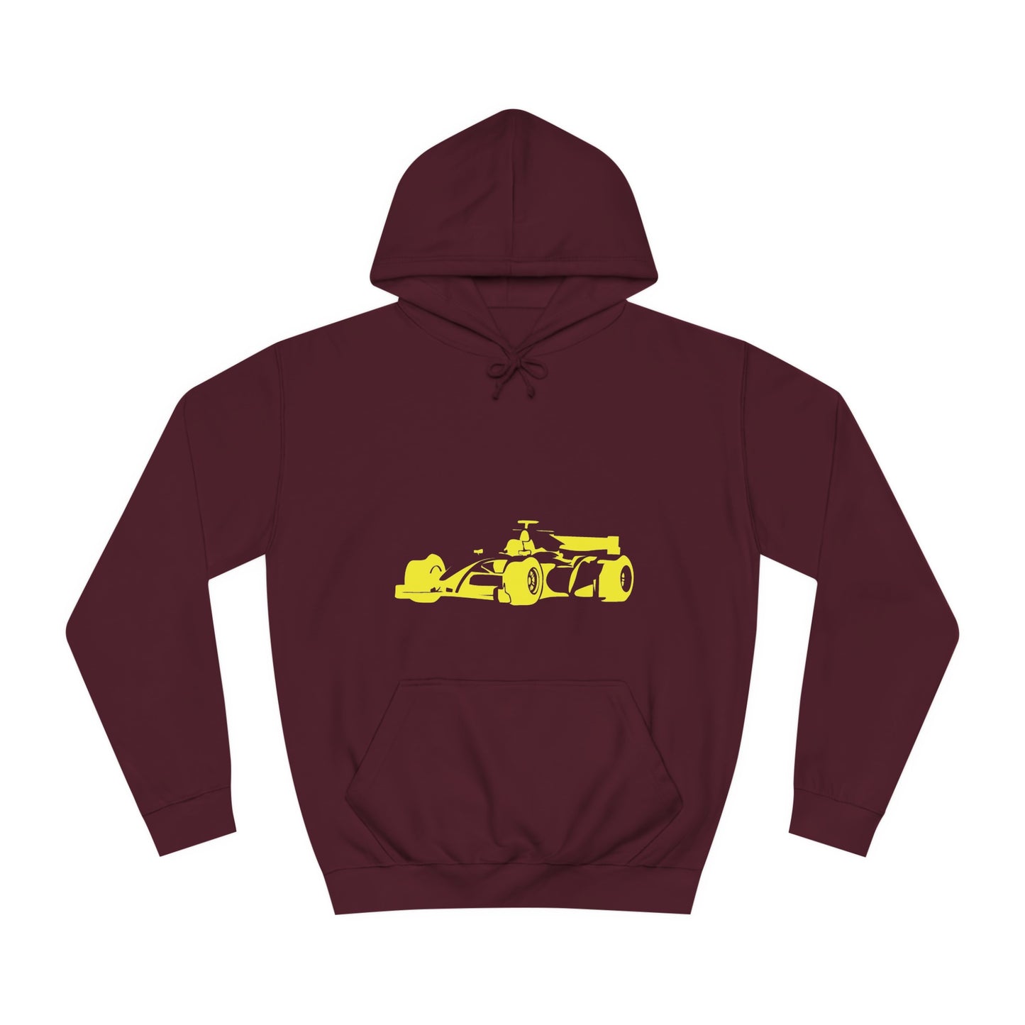 Yellow Racing Car Hoodie