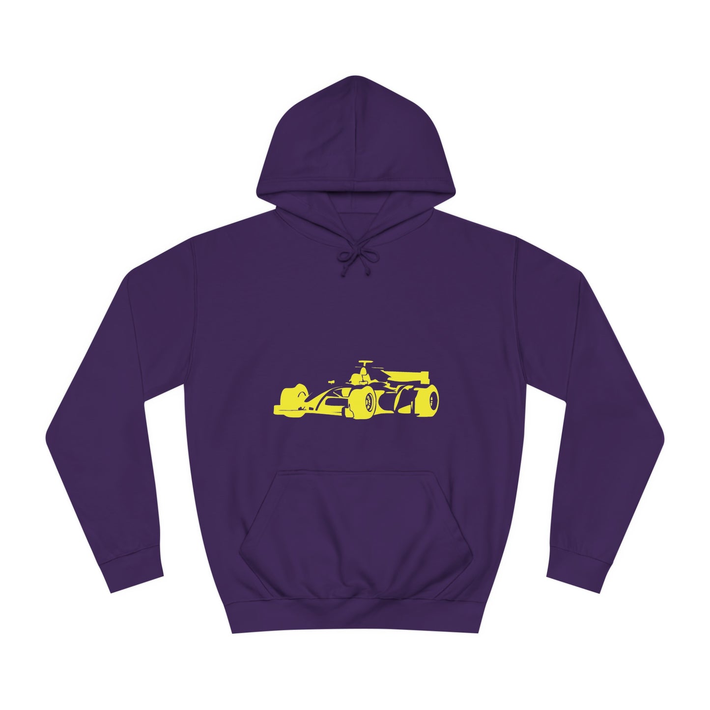 Yellow Racing Car Hoodie