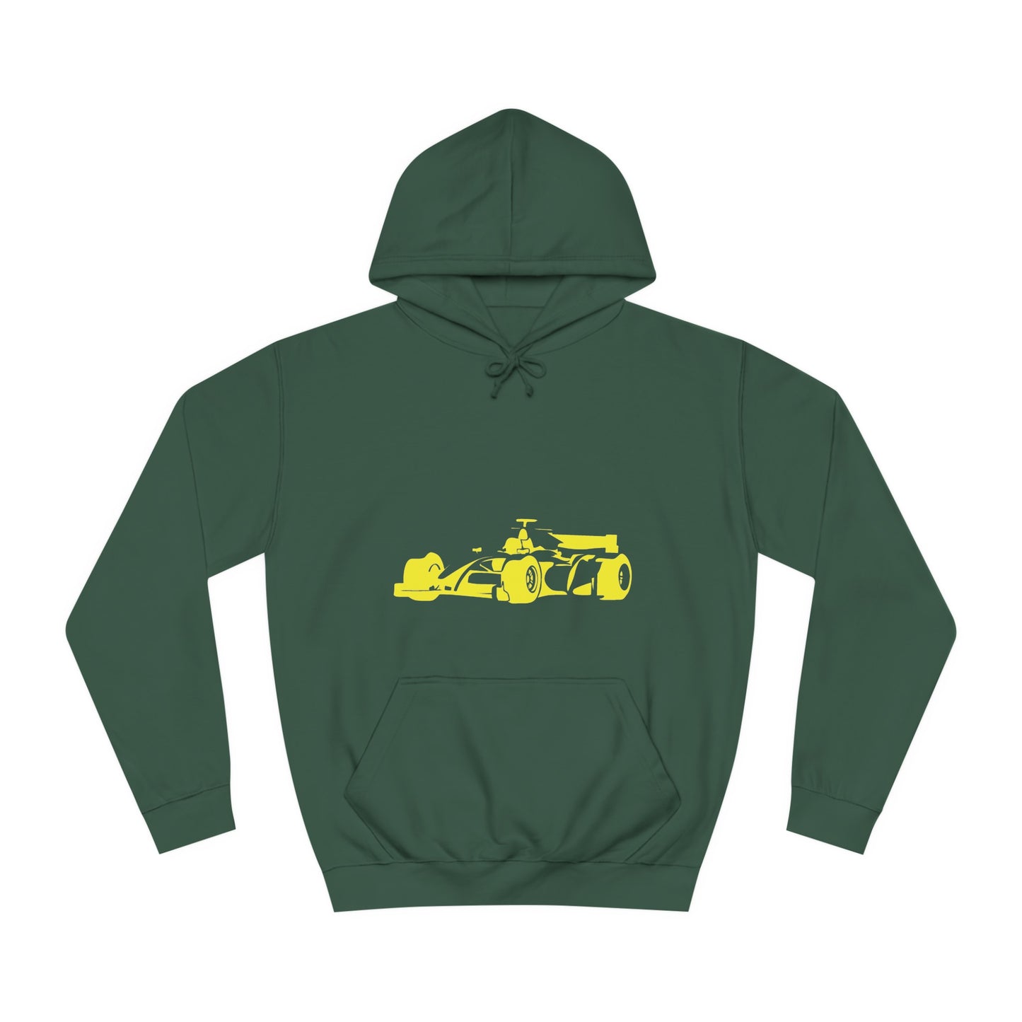 Yellow Racing Car Hoodie