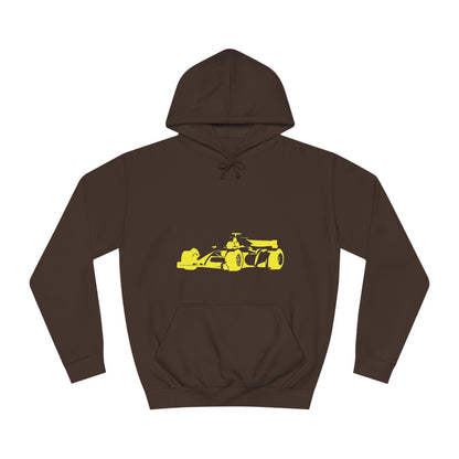 Yellow Racing Car Hoodie