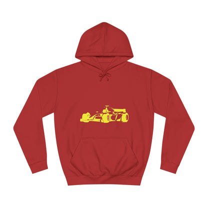 Yellow Racing Car Hoodie