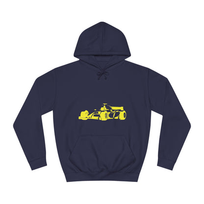 Yellow Racing Car Hoodie