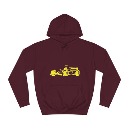 Yellow Racing Car Hoodie