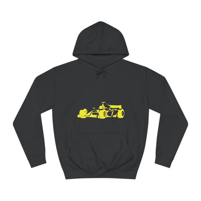 Yellow Racing Car Hoodie