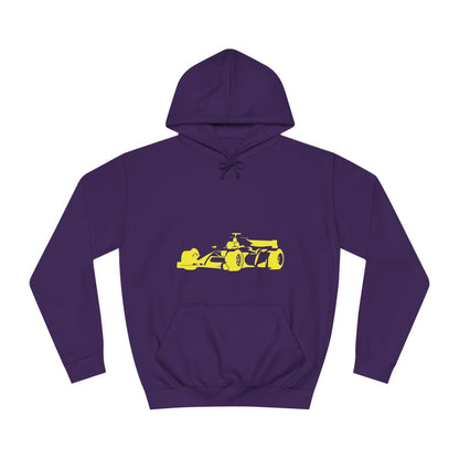 Yellow Racing Car Hoodie