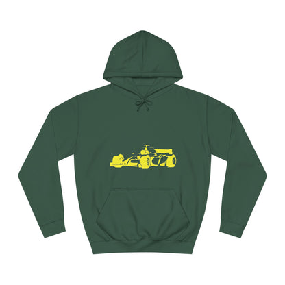 Yellow Racing Car Hoodie